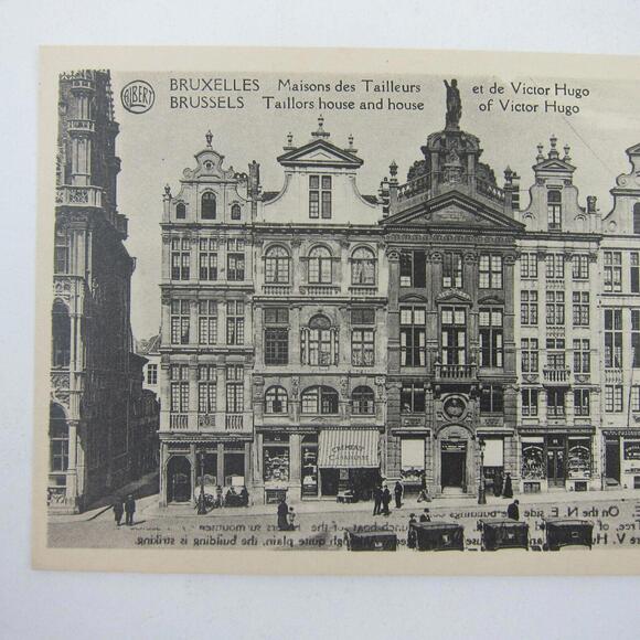 Postcard Brussels Belgium Taillors House, Victor Hugo House, Lunch-boat Antique - Picture 8 of 12